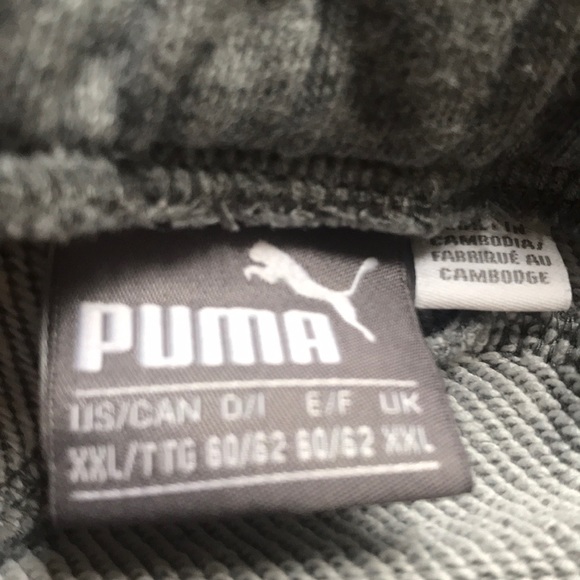 Grey puma sweat pants - Picture 3 of 3